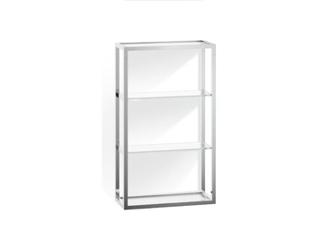 ET 6 - Open glass bathroom wall cabinet by DECOR WALTHER - view 2